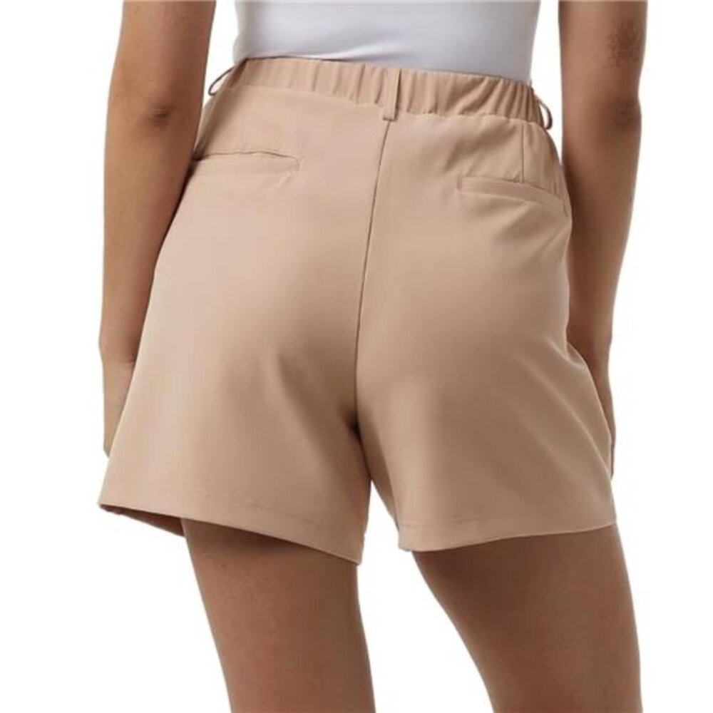 32 Degrees Cool Women's Pull On Pleated Short (Orange,  XX-Large) - Picture 3 of 5